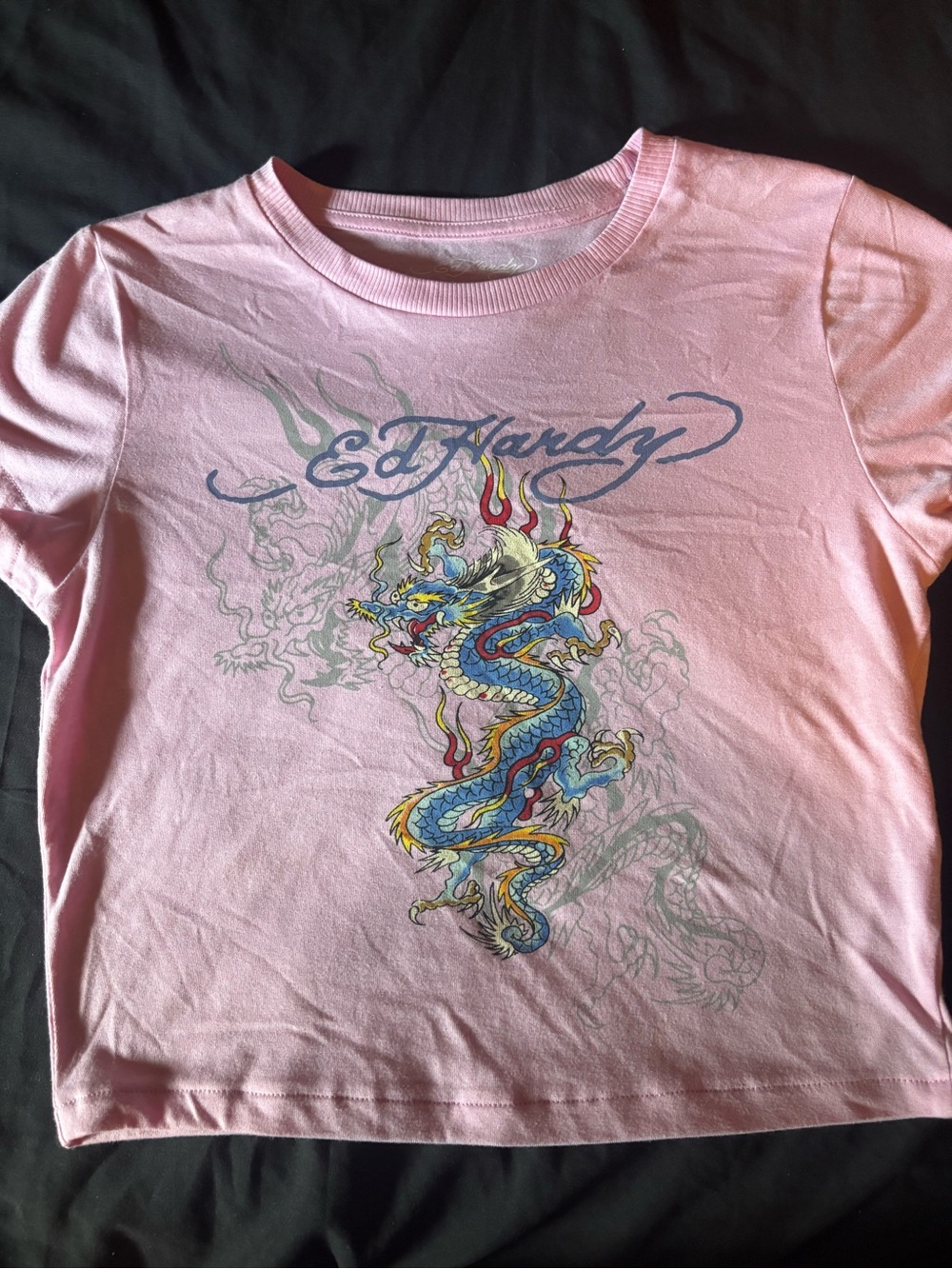 Ed Hardy Bundle of 3 Cropped Graphic Tees